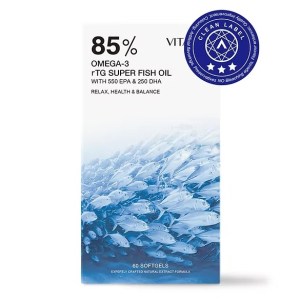 【純淨專科】挪威 85% Omega-3 rTG 高濃度魚油 (EPA+DHA)｜第二代升級 VITABOX®