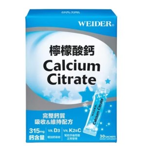 威德 檸檬酸鈣 30包