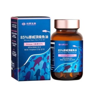 85%挪威頂級魚油膠囊60顆/瓶